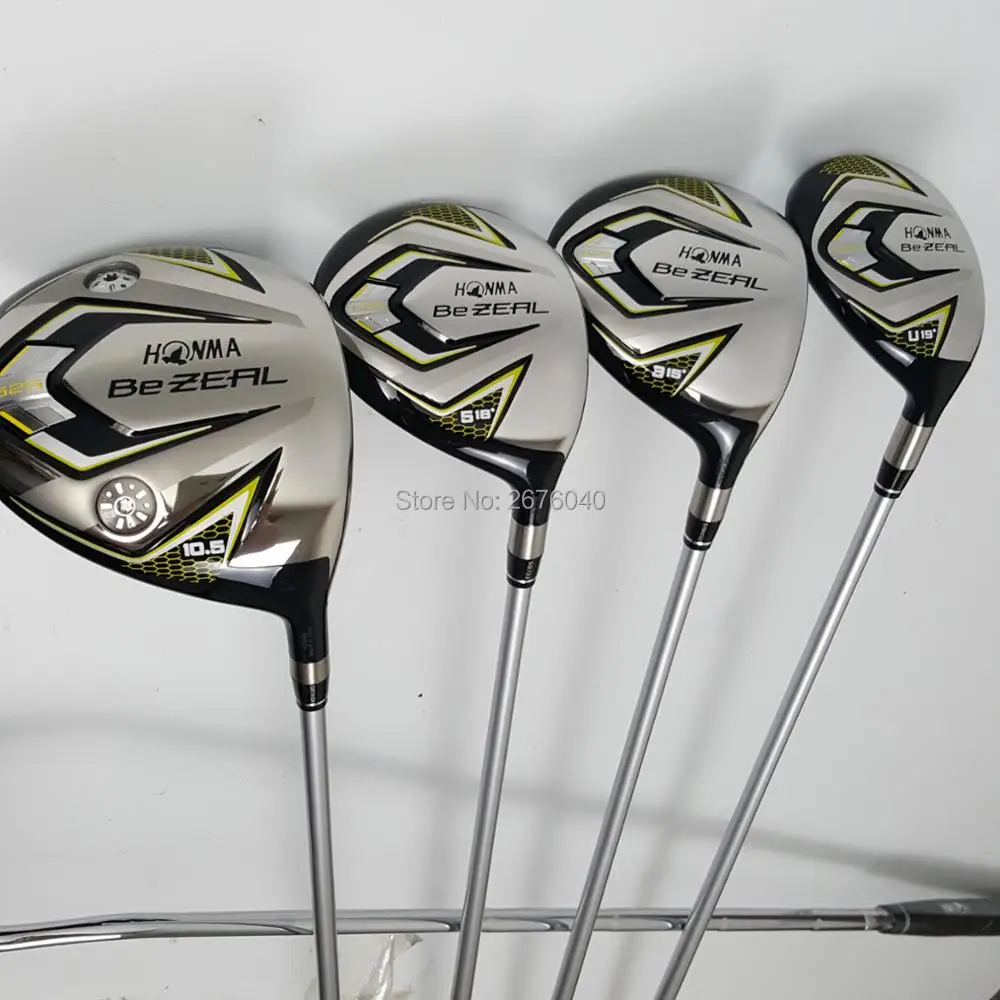 Новый 525 клюшки для гольфа HONMA BEZEAL 525 полный набор HONMA Golf driver. Дерево. утюги. клюшка для клюшек графитовая клюшка для гольфа плюс сумка