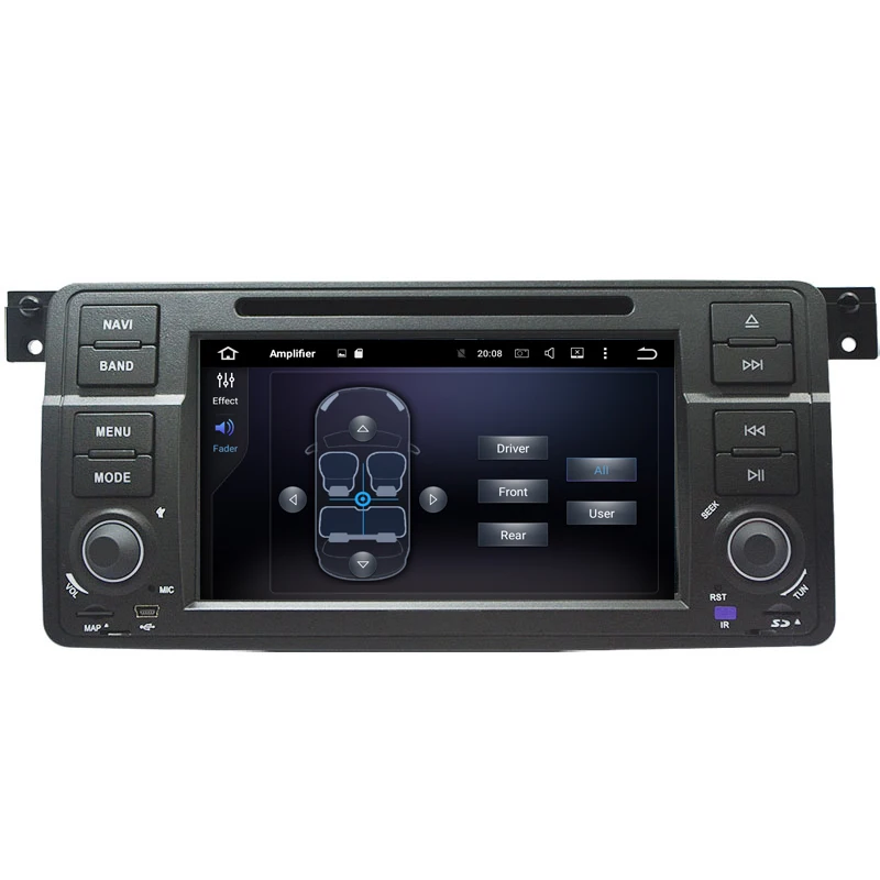 Perfect 7 INCH Android 9.0 8 CORE octa cor Car dvd player gps navigation For BMW E46 M3 X5 Rover 3 Series RAM carplay 30 EQ RADIO STEREO 9