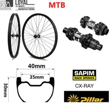 DT Swiss 350 Серия 29er плюс горный велосипед углеродное колесо 40*30 мм бескамерный обод для XC AM MTB Колесная установка QR или Boost Availbale