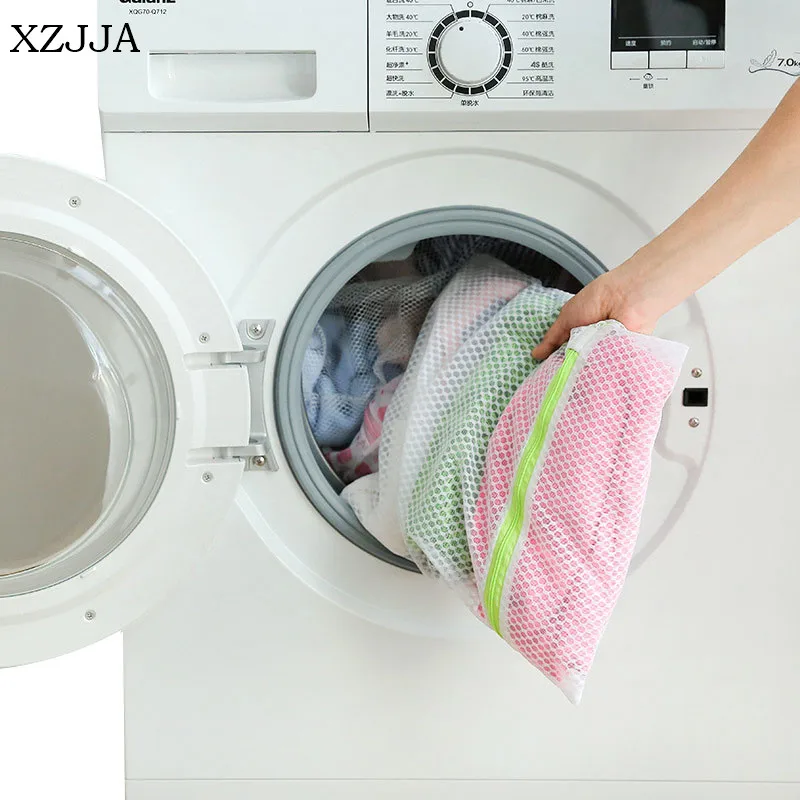 XZJJA 1 قطعة النايلون العسل شبكة حقيبة الغسيل الملابس الداخلية الصدرية الجوارب غسل الحقيبة غسالة شبكة حقيبة سستة حامي صافي حالة XZJJA 1 قطعة النايلون العسل شبكة حقيبة الغسيل الملابس الداخلية الصدرية الجوارب غسل الحقيبة غسالة شبكة حقيبة سستة حامي صافي حالة