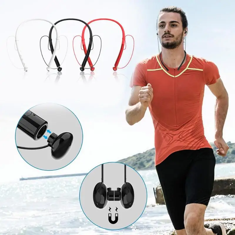 

vanpower HBQ-Q14 Air Bone Conduction Bluetooth V4.2 Wireless Headset Neckband Sport Earphones Running Wireless Headset