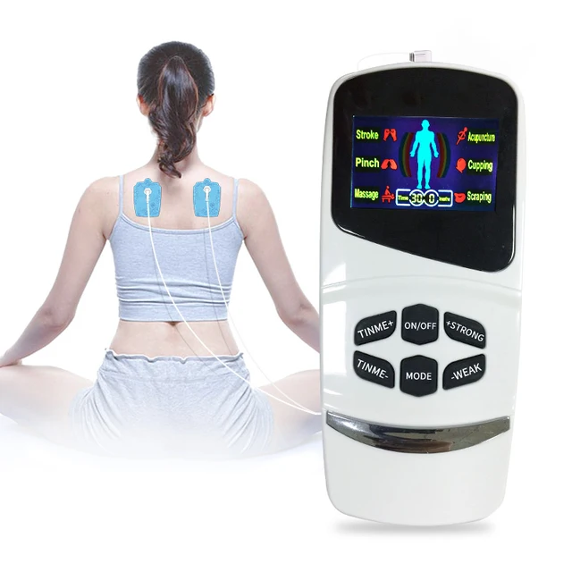 Voice TENS Unit Electronic Pulse Acupuncture Machine 6 modes LED Muscle