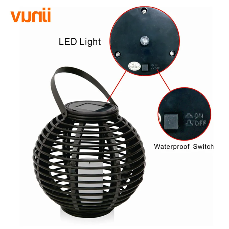 Lanterna com Cintilação Solar ao ar à Prova Dwaterproof Água Solar Powered Vela Âmbar Luminaria Lâmpada Livre Iluminação Decorativa Luz Led 14 waterproof led solar