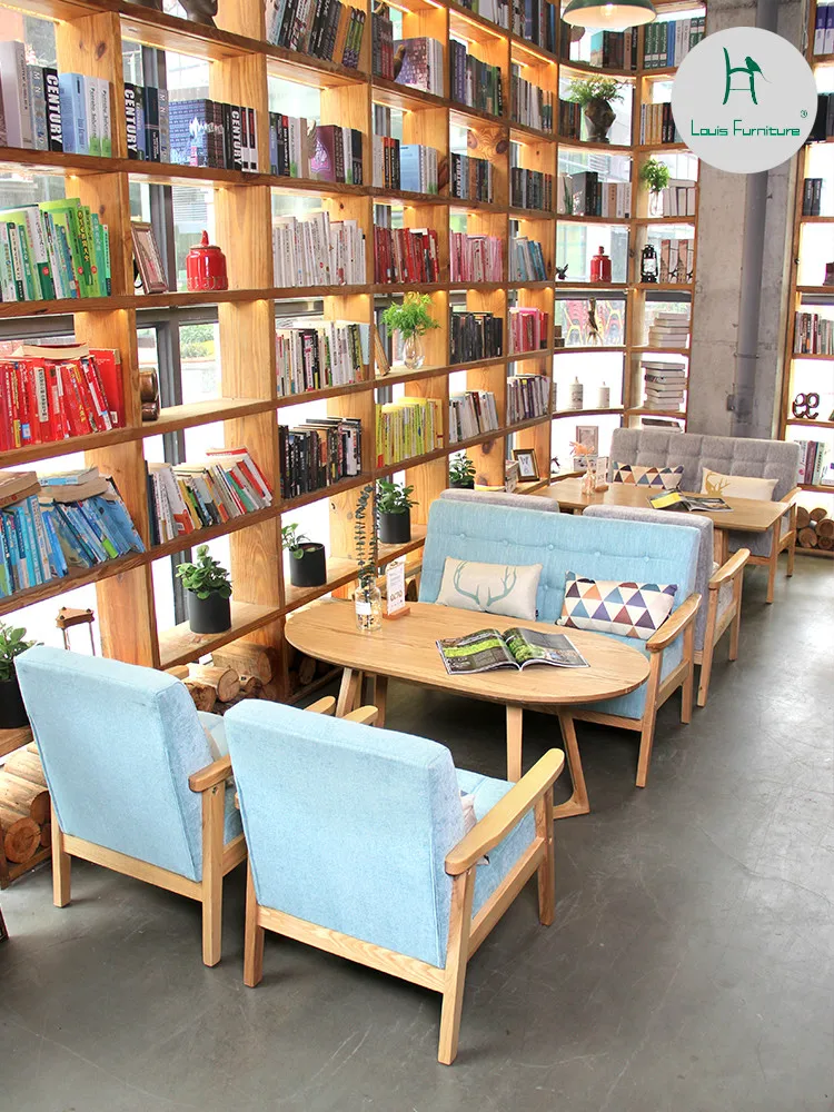 

Louis Fashion Cafe Furniture Sets Coffee Tea Shop Table and Chair Combination