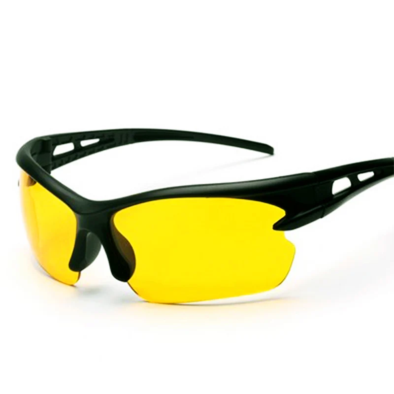 Night Vision Glasses For Driving Protective Gears Goggles Yellow Lens Ultra light Frame Sunglasses Anti-glare Cycling Glasses