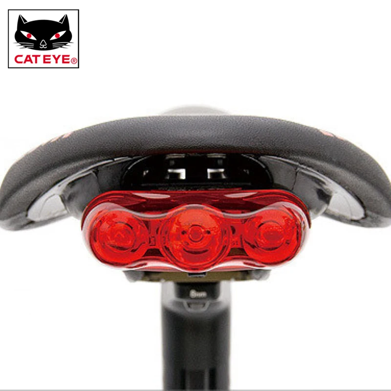 

CATEYE TL-AU630 Bicycle Light Mtb Bike Taillight Waterproof Safe Intelligent Bicycle Rear Warning Light Seatpost Lamp