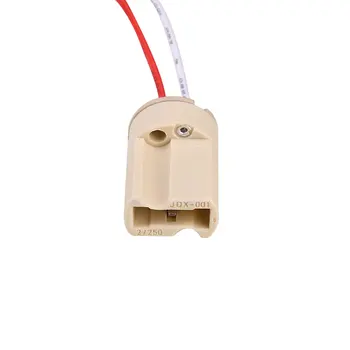 

G9 Ceramic Lamp Base Socket Cable Connector LED Light Lamp Holder Base