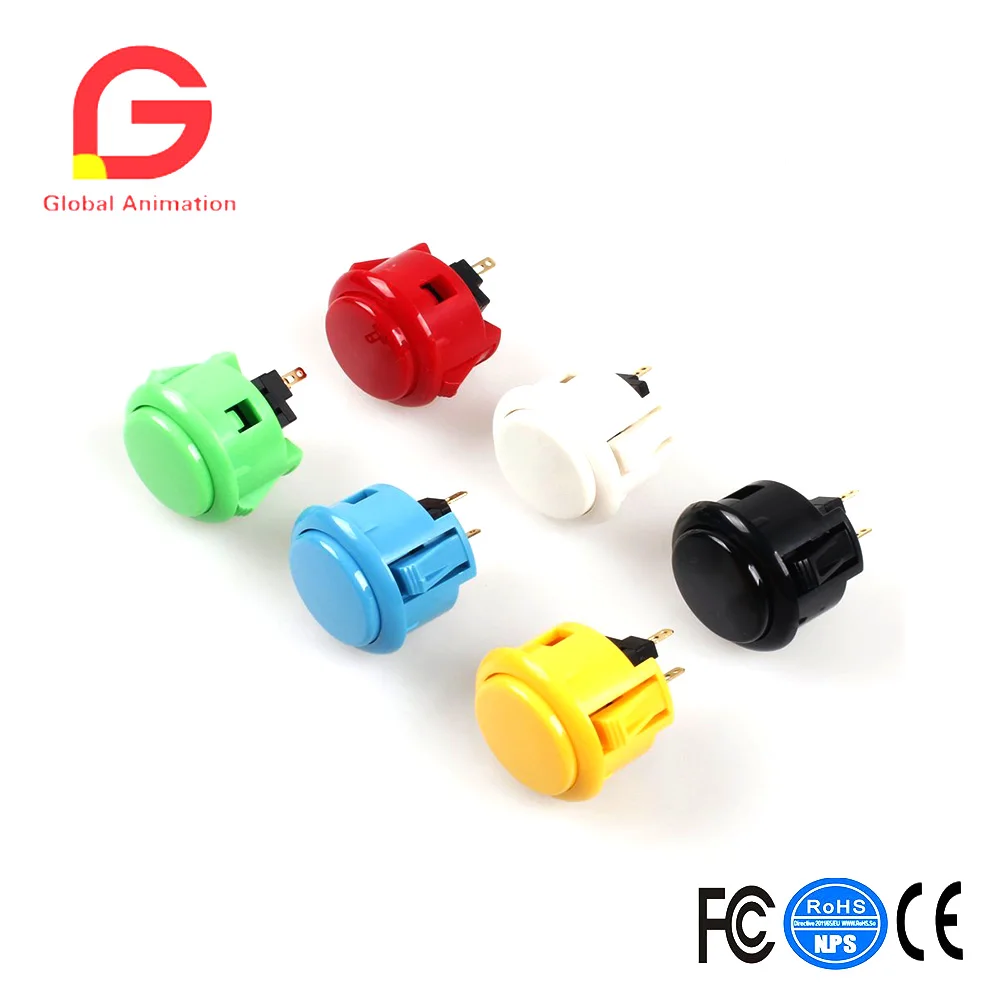 Classic 2 Player OEM Sanwa Arcade Video Games Kit DIY Bundle for PC Joystick Raspberry Pi RetroPie DIY Projects Mame Jamma Parts Classic 2 Player OEM Sanwa Arcade Video Games Kit DIY Bundle for PC Joystick Raspberry Pi RetroPie DIY Projects Mame Jamma Parts