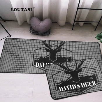 

LOUTASI 2Pcs Anti-slip Kitchen Mat Set Area Rugs Bath Carpet Entrance Doormat Tapete Absorbent Bedroom Living Room Floor Mats
