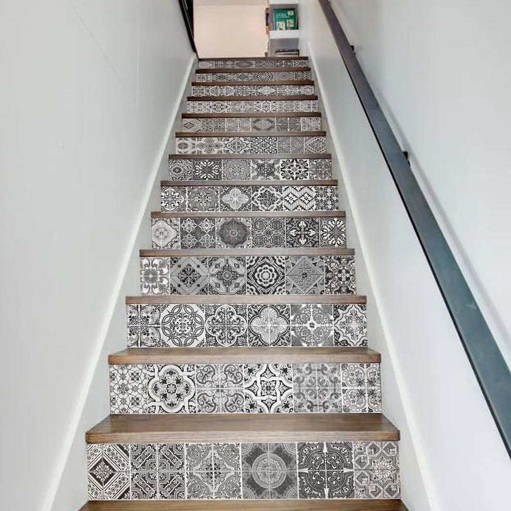 US $31.13 42% OFF|13 teile/satz Kreative 3D DIY Retro Keramik Fliesen Muster Stairway Aufkleber Treppen Hause Dekoration Schritte Mural Boden Wand ... US $31.13 42% OFF|13 teile/satz Kreative 3D DIY Retro Keramik Fliesen Muster Stairway Aufkleber Treppen Hause Dekoration Schritte Mural Boden Wand ...