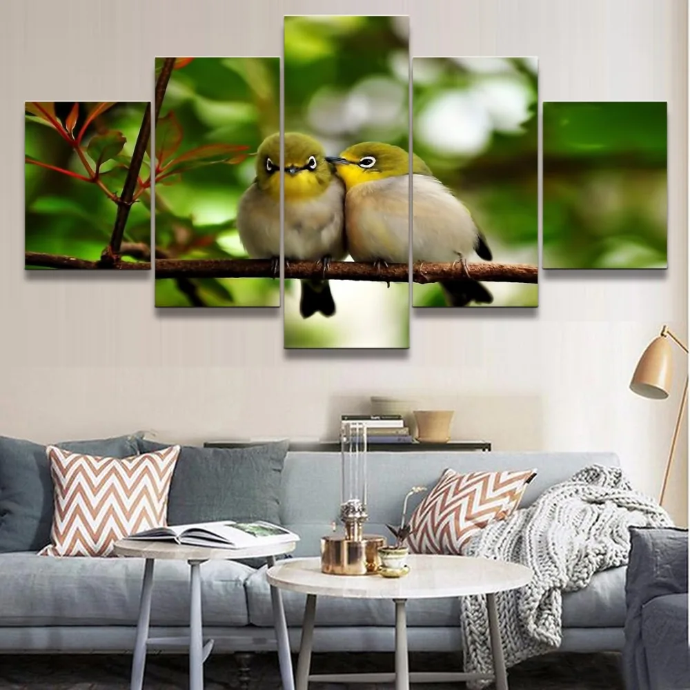 

Home Decor Canvas Painting HD Prints Framework 5 Pieces Animal Bird Wall Art Living Room Modular Cuadros Pictures Artwork Poster