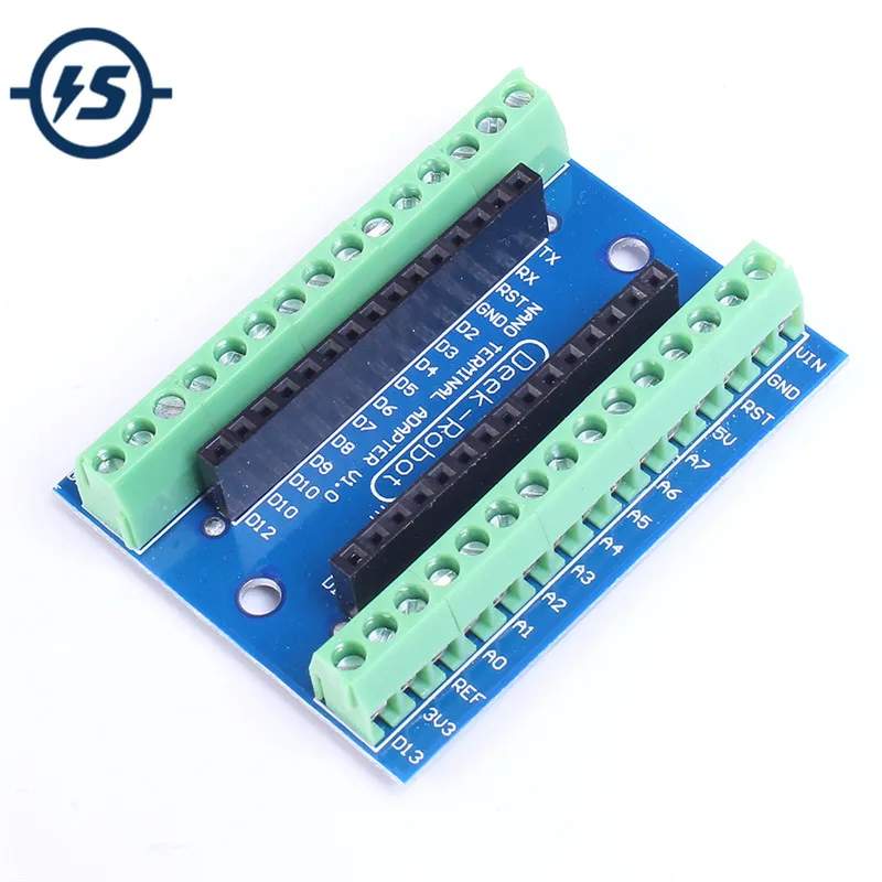 

For Arduino NANO Screw Shield Terminal Expansion Board Terminal Board Adapter IO Electronic Circuit Elektronik Devreler