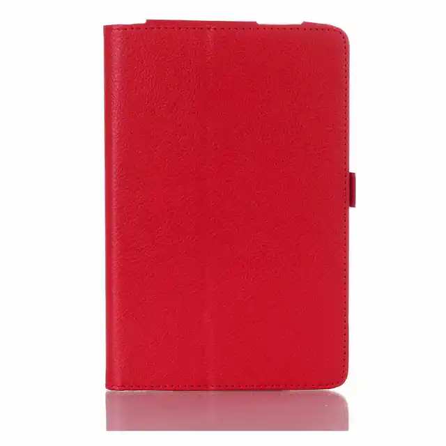 Slim Coque for Xiaomi MiPad 2 Mi Pad 2 Case Magnetic Smart Auto Sleep-Wake Up Flip Stand PU Case for Xiaomi MiPad 2 Cover 7.9'' Red