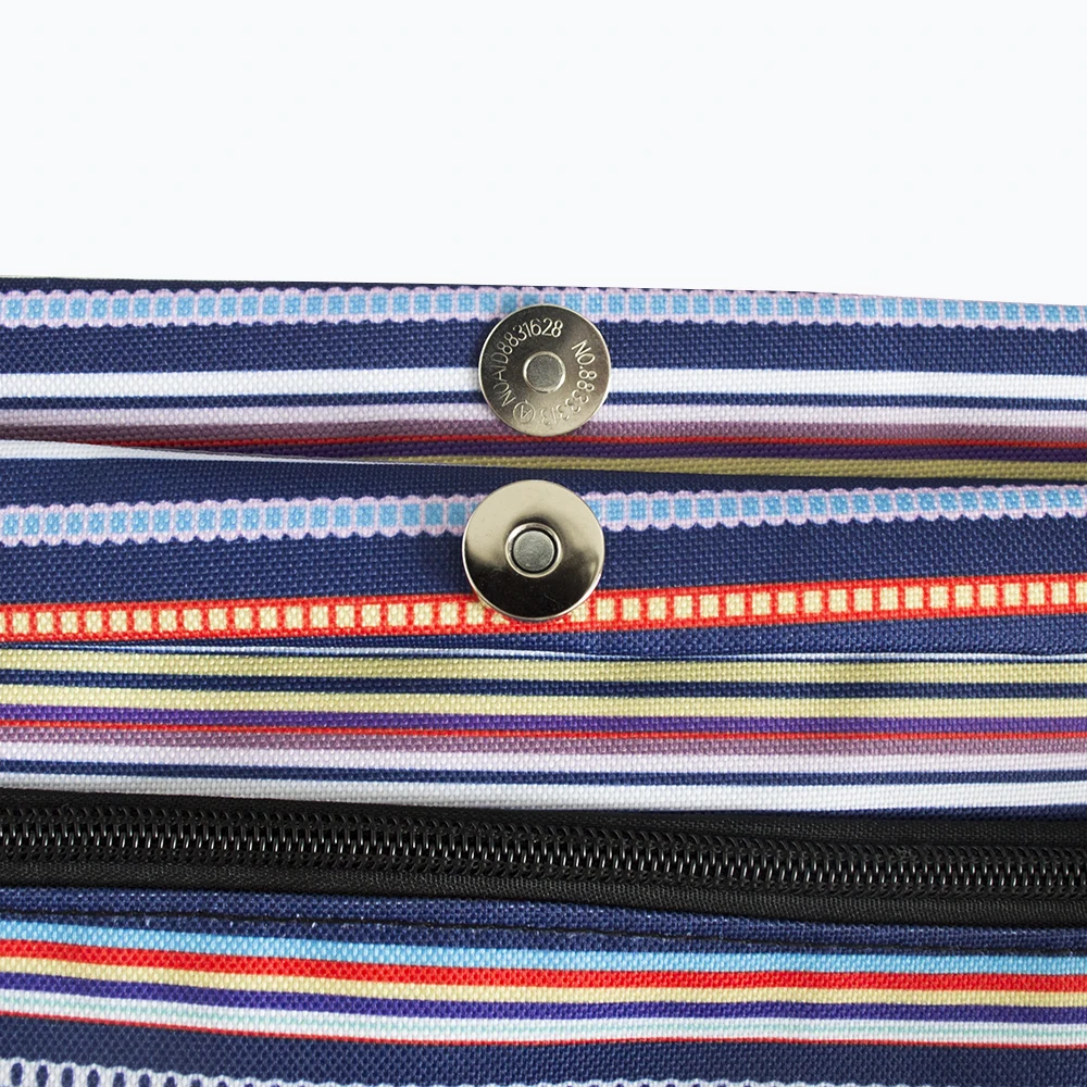 Женская сумка в полоску для занятий спортом на открытом воздухе вместительный