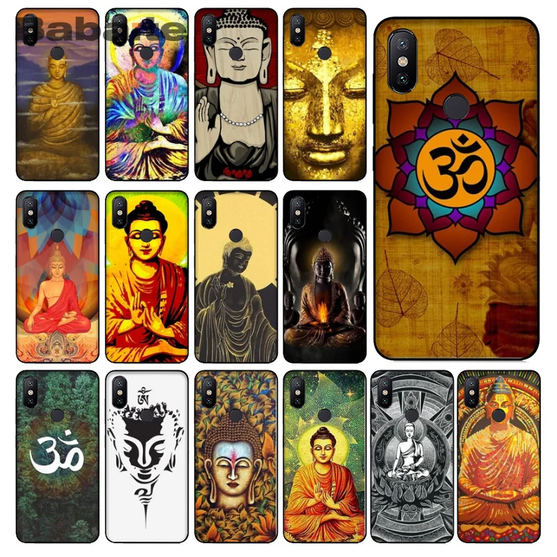 

Gautama Buddha Smart Cover Black Soft Shell Phone Case For Xiaomi MI8 6 Note2 Note3 Redmi Note 5 5PLUS MIX2 MIX2S