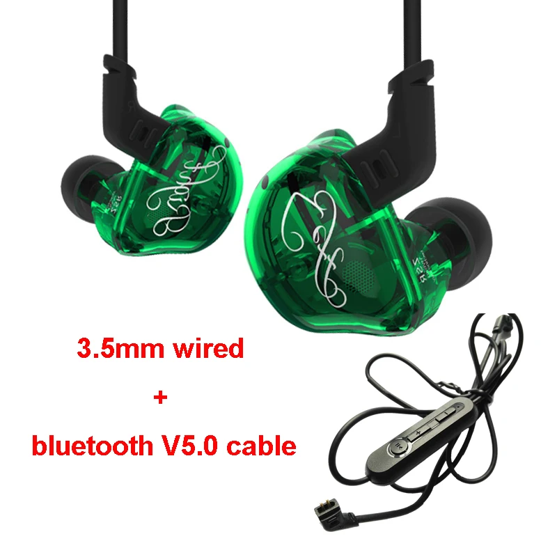 KZZSR Hybrid 2DD + 4BA Ecouteur Sans Fil Oreillette bluetooth наушники спортивные Auricular Bluetooth Draadloze Oordopjes|draadloze