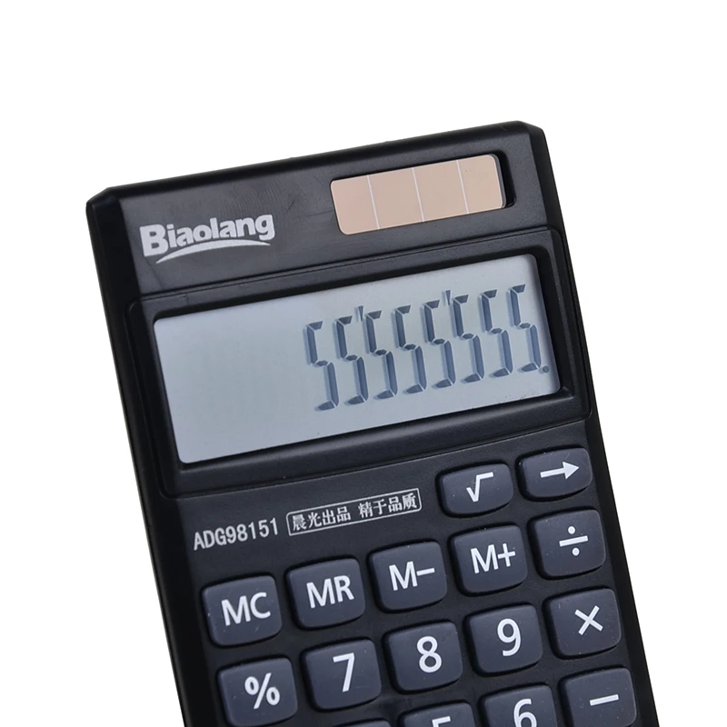 M & G المحمولة حاسبة ، ADG98151 مكتب حاسبة ، الشمسية مزدوجة الطاقة ، 12 أرقام