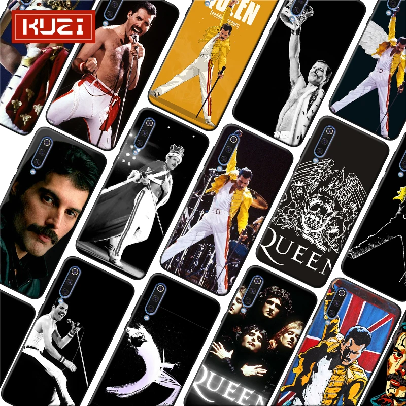 

Freddie Mercury Queen band Soft Silicone Phone Case for xiaomi mi 9 9t se mi 8 pocophone f1 mix 3