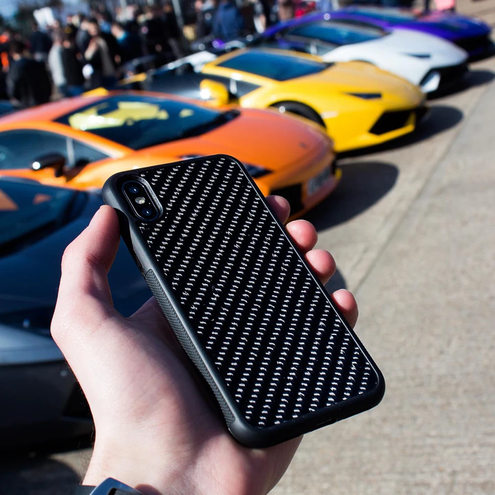 Задний Чехол из углеродного волокна для iPhone X XS XR Xs Max чехол 6 6S Plus 6s 7 8 7Plus