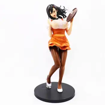 

29cm Anime Oda Non Heroine Collections Wakazuma Waitress Hitomi Sexy Figure 1/6 Pvc Action Figure Collection Model Toys For Boy