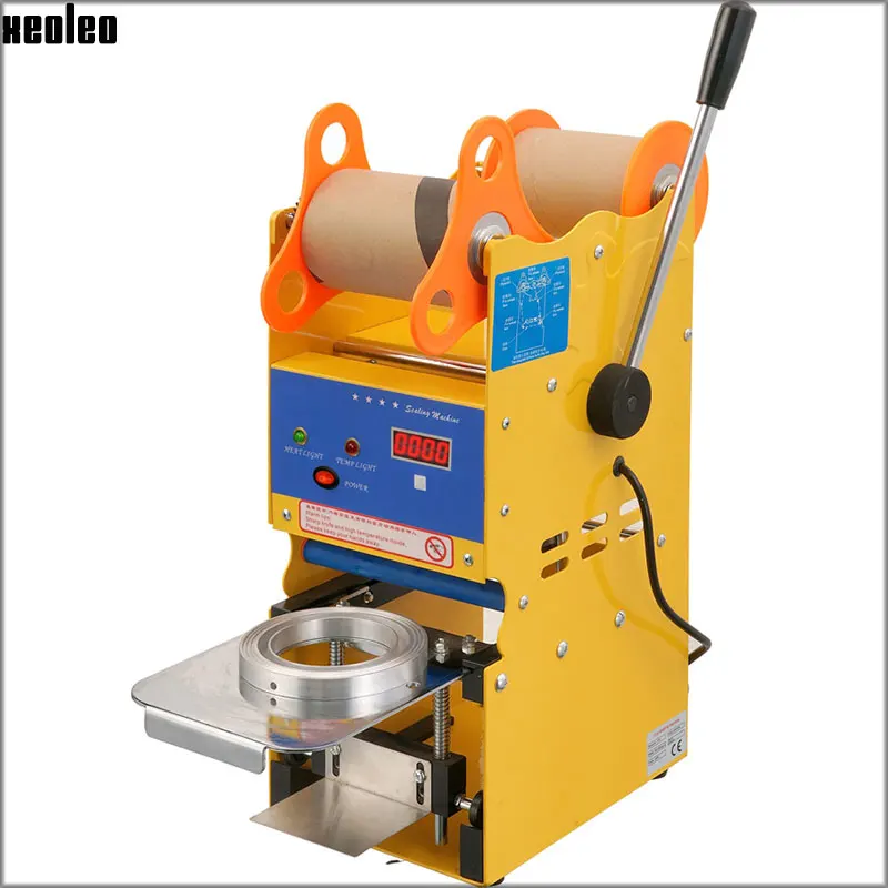 Xeoleo Digital Bubble tea machine Manual Cup sealing machine Manual Cup sealer for 9/9.5cm Beverage cup EU/AU/US/UK 220V/110V Xeoleo Digital Bubble tea machine Manual Cup sealing machine Manual Cup sealer for 9/9.5cm Beverage cup EU/AU/US/UK 220V/110V