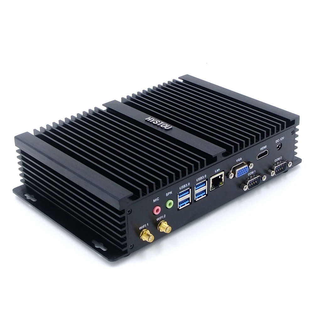 Fanless Mini PC i5 7200U i5 4200U i3 7100U Windows 10 Industrial