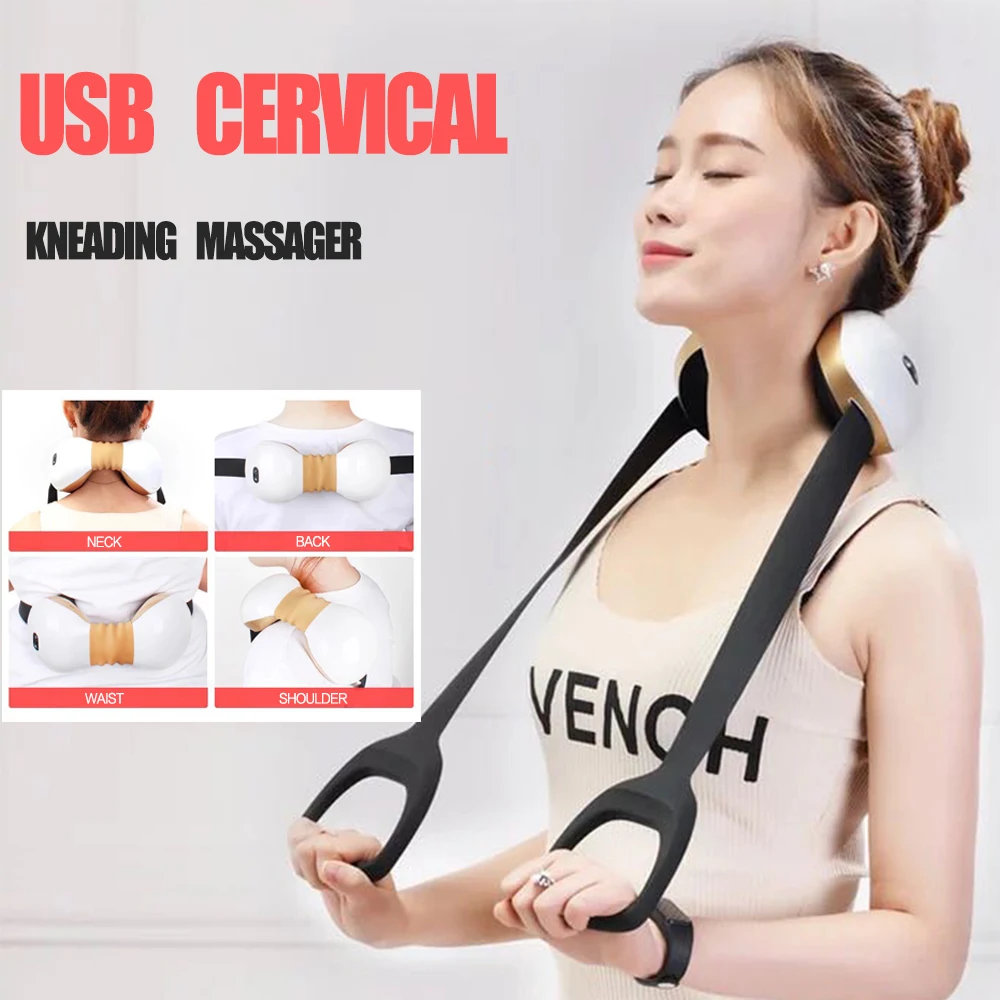 

USB Cervical Neck Massager Charging Portable Kneading Physical Multi-functional