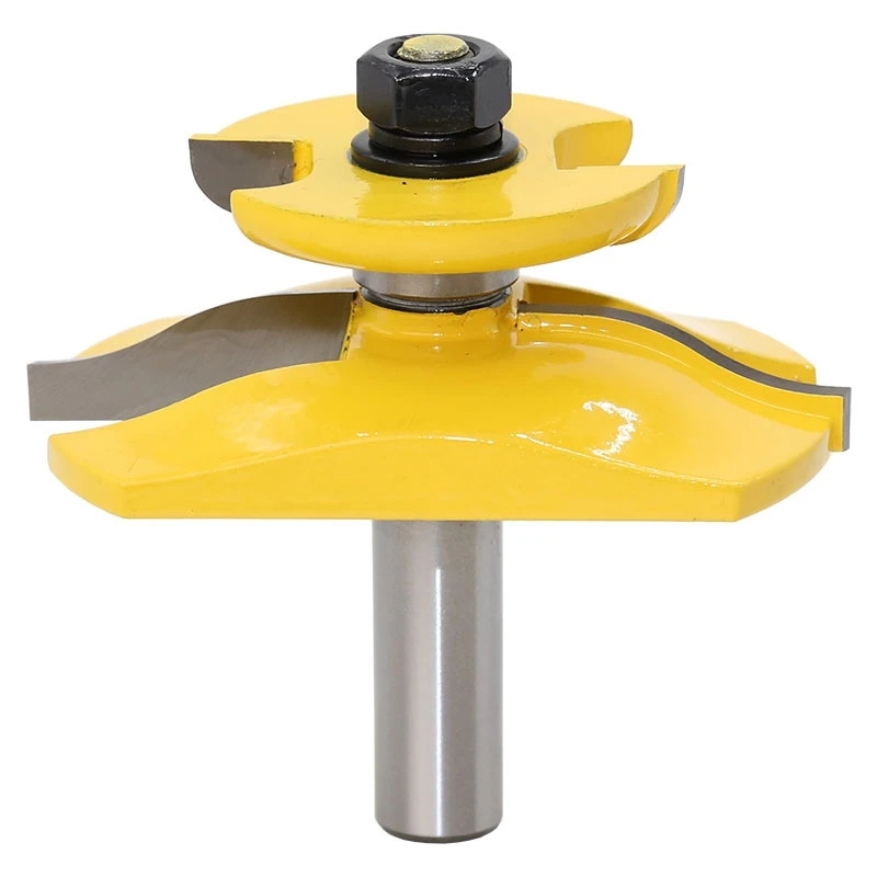 1 pc 1/2" Shank Raised Panel Router Bit with Backcutter - Ogee Woodworking cutter Tenon Cutter for Woodworking Tools