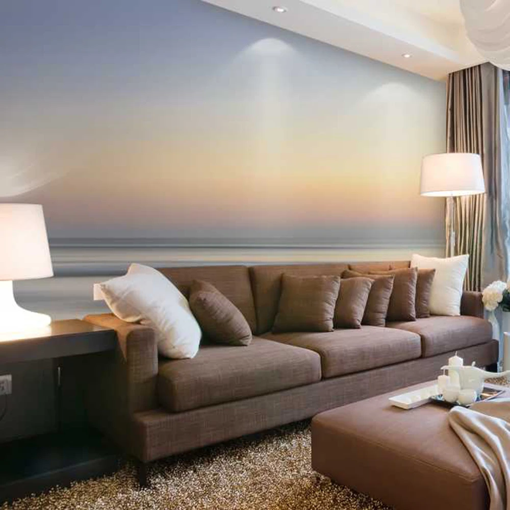 Чистое Небо гостиной фон 3D обои фотообои 3d papel де сравнению PW1435732072|papel de pared|papel de3d |