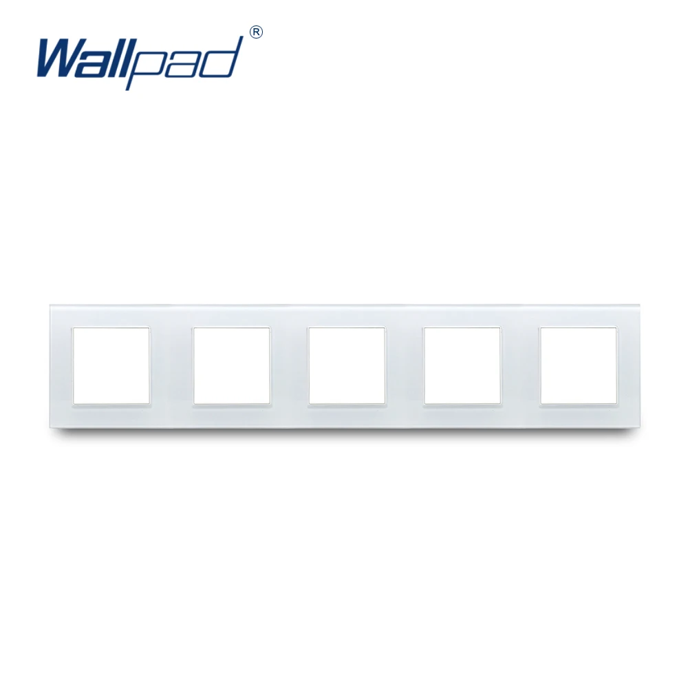 Wallpad роскошные панели из закаленного стекла черно белая рамка для отеля