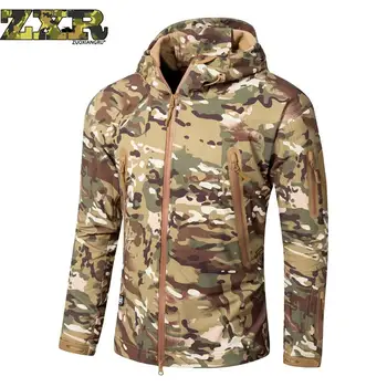 

Lurker Shark Skin Soft Shell Military Tactical Jacket Men Waterproof Windproof Warm Coat Camouflage Hooded Camo Army Clothing
