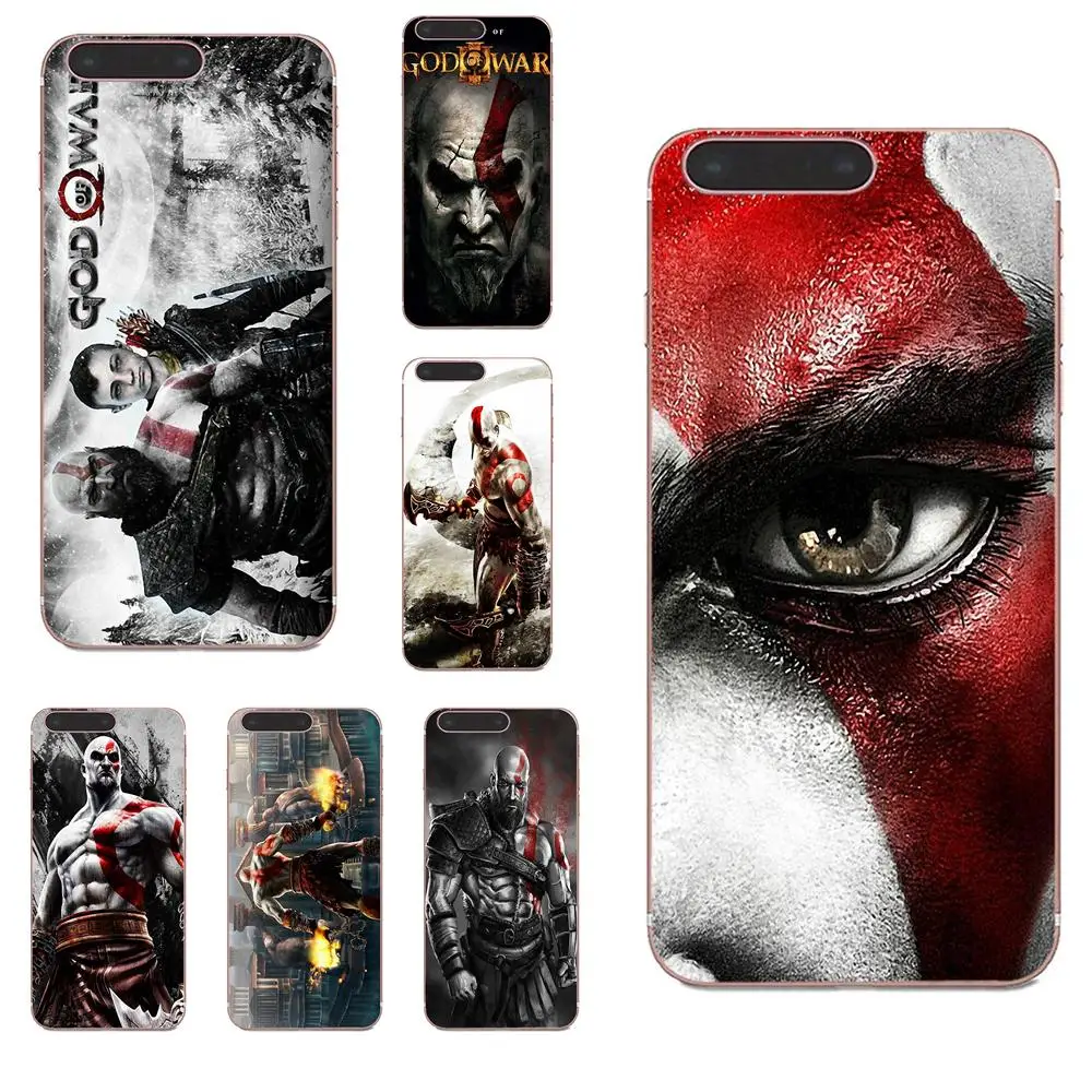 

For Samsung Galaxy Note 5 8 9 S3 S4 S5 S6 S7 S8 S9 S10 mini Edge Plus Lite TPU Cases Covers God Of War Kratos