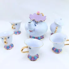 Модный чайный набор "Красавица и Чудовище", Mrs Potts Chip, чайный горшок, чашка, сахарница, кружка