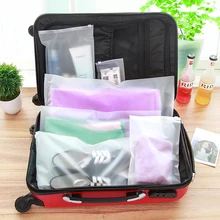 MEGA Transparent bags Clothes socks/underwear bra   travel Wash protect cosmetics plastic cosmetic bag luggage organizer 