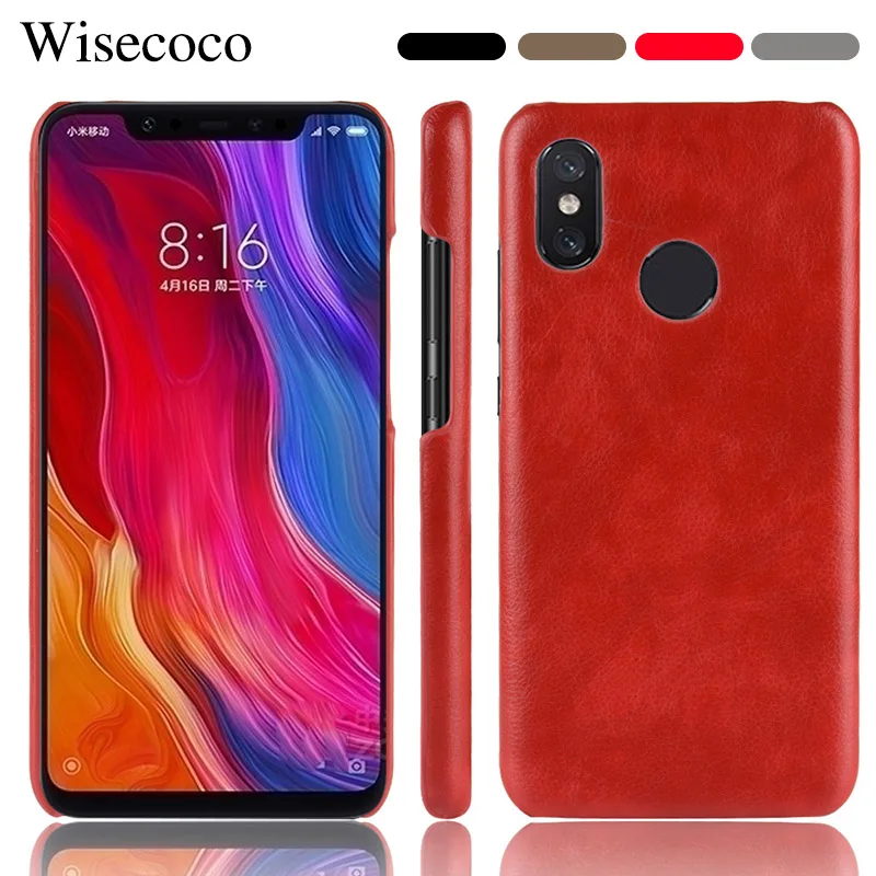 

Mix 3 Hard Leather PC Back Cover Case for Xiaomi Mi 8 Pro Lite Se 6x Max 3 A2 Lite Mix 2s Pocophone F1 Redmi S2 Note 6 5 Pro 6a