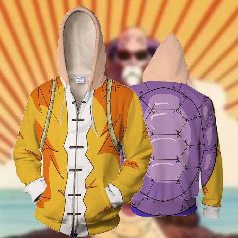 BIANYILONG Новинка осени-зимы 2019 толстовки с 3D принтом Dragon Ball Z Master Roshi косплей