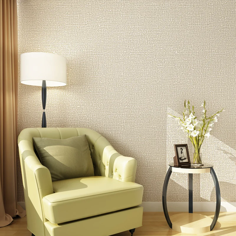 

Modern Simple Plain Color Non-woven Cloth Wallpaper Imitation Silica Mud Living Room Bedroom Decorative Wallpaper