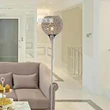 Современный творческий k9 кристалл Торшеры LED кристалл торшер спальня светодиодные Лампы для мотоциклов E27 LED блеск/освещение Торшеры