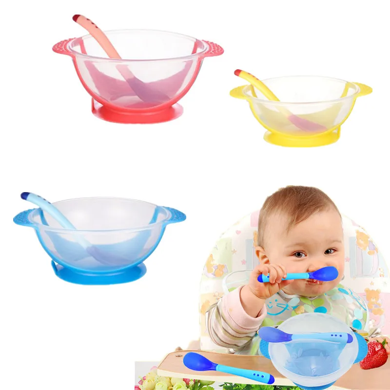 1Pc Antiskid Suction Cup Feeding Bowl for Baby Infant with Double Ear Shaped Handles Kids Children Training Spoon Bowl Set 1Pc Antiskid Suction Cup Feeding Bowl for Baby Infant with Double Ear Shaped Handles Kids Children Training Spoon Bowl Set