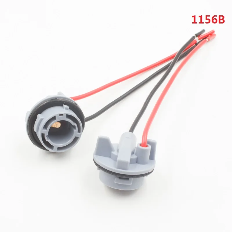 Rockeybright 1158 2057 2357 Plug Wiring Harness Sockets For Turn Signal Light Bulb 1157 bulb holder adapter wires cable relay