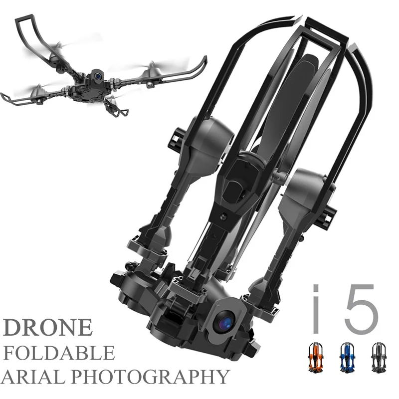 

i Drone i5HW 2018 Foldable Rc Drone With HD 0.3MP Camera Deformation Wifi FPV Portable Toy Drone Quadcopter Selfie Drone