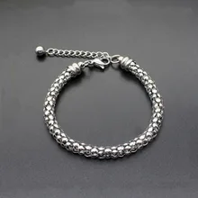 Модный простой браслет из нержавеющей стали Титановый стальной браслет дикие мужские ювелирные изделия горячая распродажа