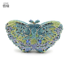 Xiyuan бренд горячей Вышивка бриллиантами Для женщин Курьерские сумки ручной работы золотого, серебряного цвета Клатчи Вечерние сумки для свадьбы/Вечеринки