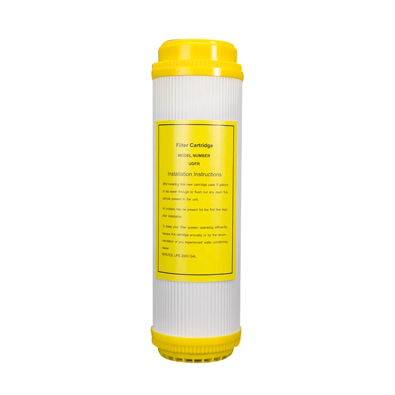 

10 inch water purifier resin filter Household kitchen direct drinking filter to soften water Descaling filter
