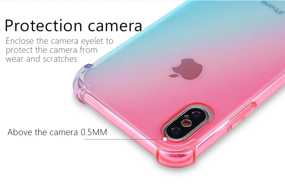 !ACCEZZ Luxury New 3D Ultra-Thin Protective Back Cover Capa For iphone XSXS MAXXR Colorful Soft Phone Shell Fundas Coque Cases (7)