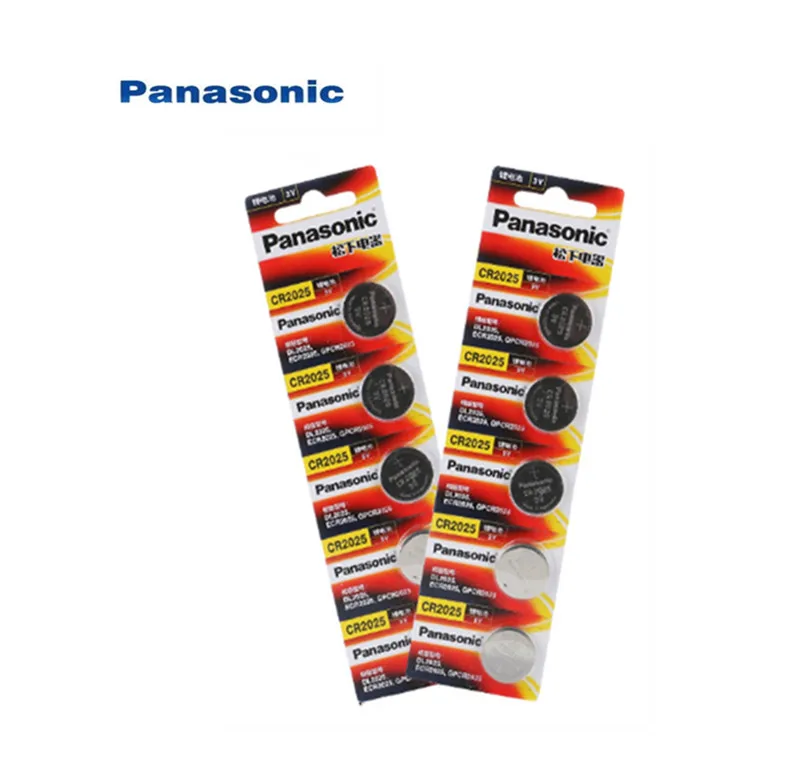 

10pcs Panasonic Original cr2025 Button Cell Batteries cr 2025 3V Lithium Coin Battery For Watch Calculator Weight Scale car toy