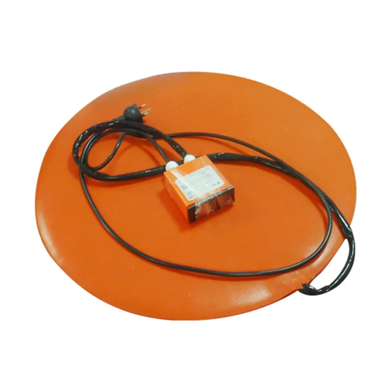 Silicone Flexible Round 300mm 220v 800w Silicone Bed Heater with 3M
