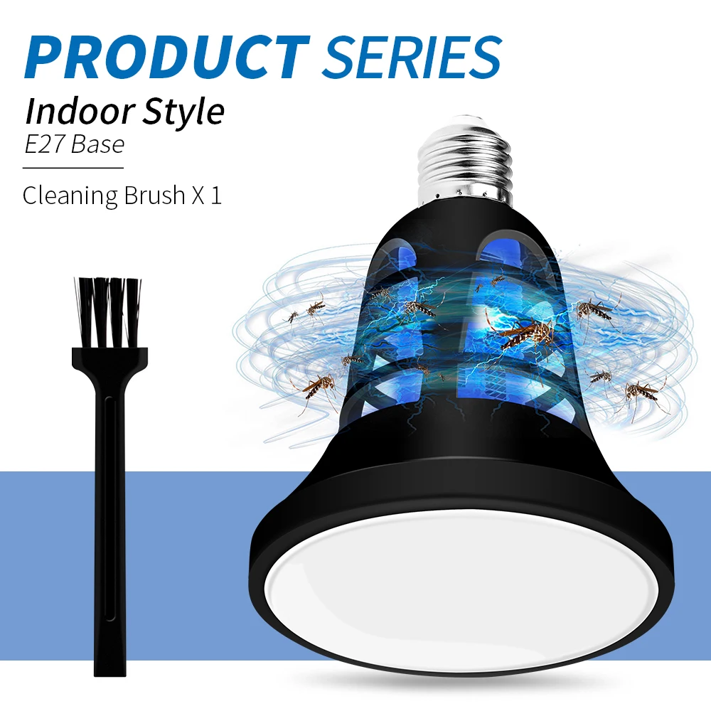 

E27 LED Anti Insect Light 220V USB LED Lamp Mata Mosquito Eletrico Fly Trap 8WV Bug Killer Lamp 5 Moscitos Killer LED Bulb 110V
