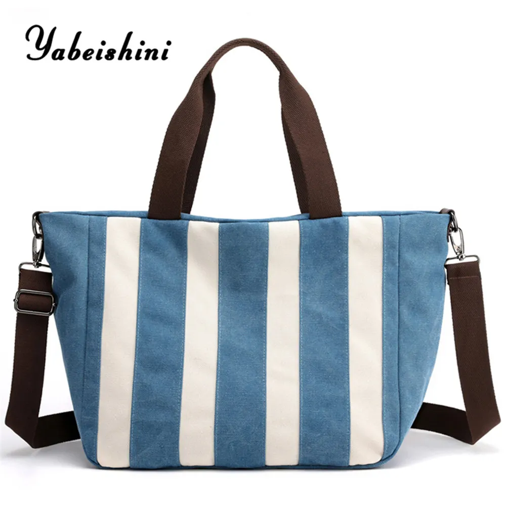 

New Blue bags for women 2019 Canvas Shopping Bag Foldable Tote Women's Handbags Women Large shoulder bag Reusable bag sac main