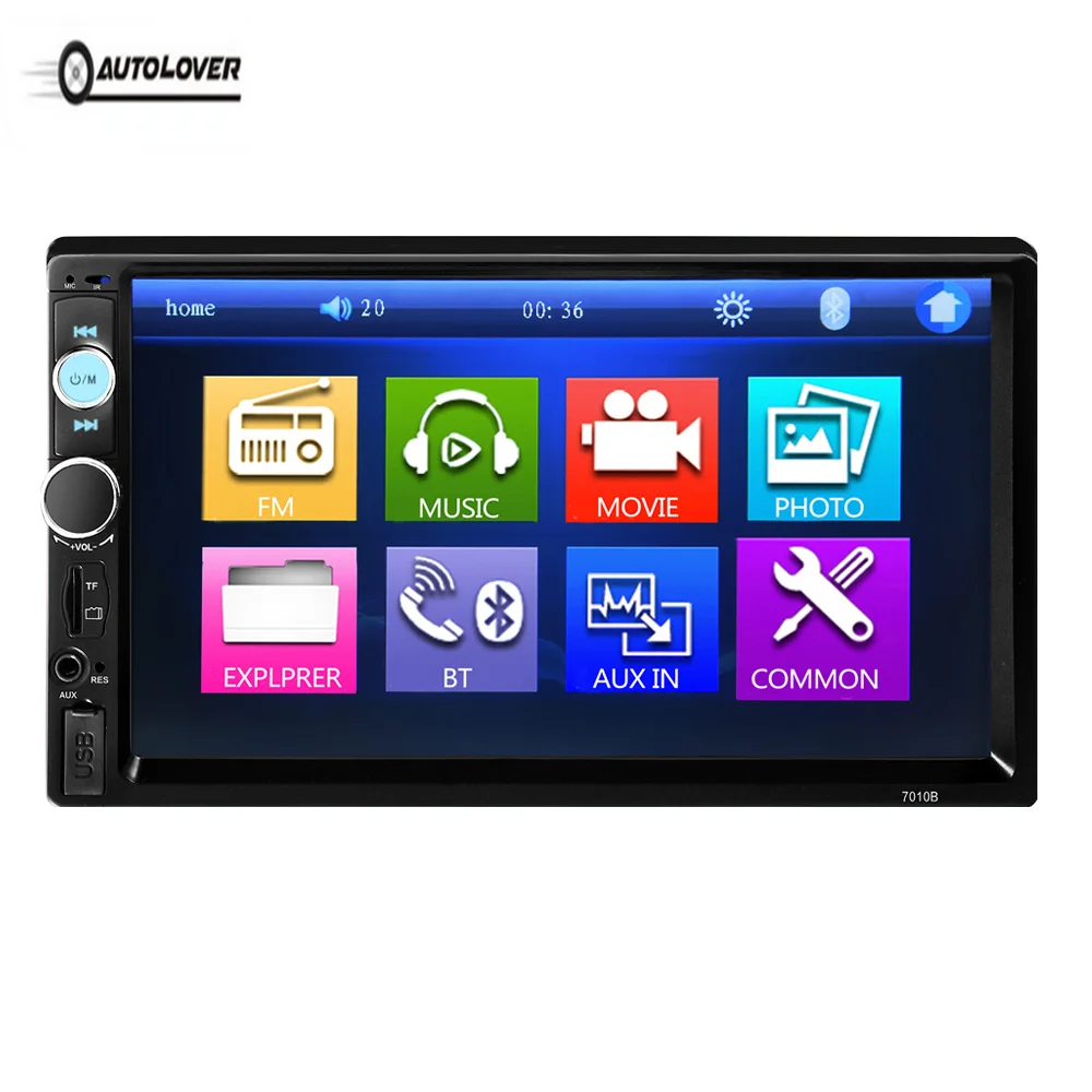 AUTOLOVER 7010B 2Din 7 inch Car Radio Car MP5 Player Multimedia Player Touch Screen Auto Audio Stereo FM/MP5/USB/AUX/Bluetooth AUTOLOVER 7010B 2Din 7 inch Car Radio Car MP5 Player Multimedia Player Touch Screen Auto Audio Stereo FM/MP5/USB/AUX/Bluetooth